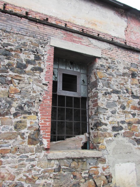 Rock wall and window