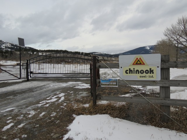 Chinook Coals sign