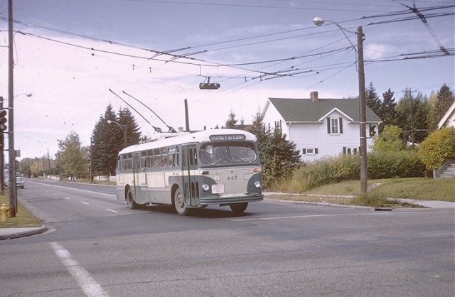 Calgary Trolley Bus Route #7