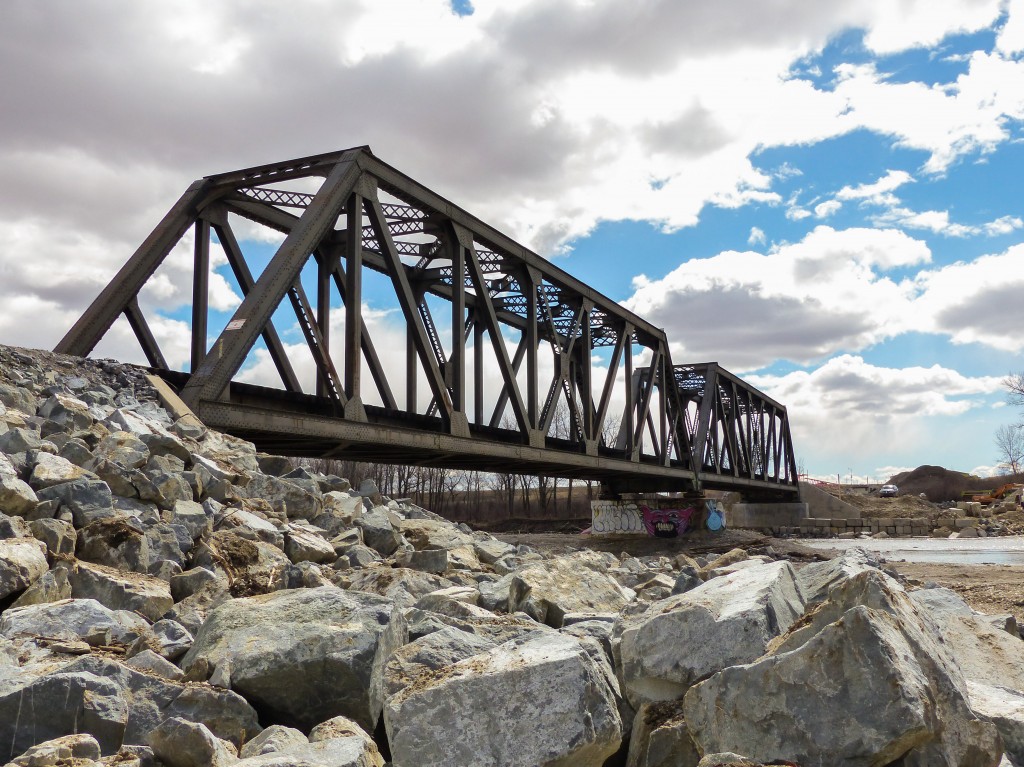 Okotoks railway bridge
