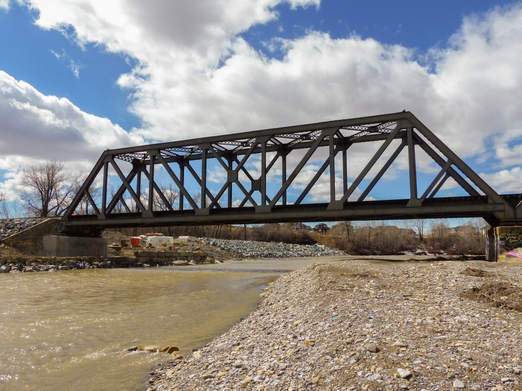 CPR bridge Okotoks Alberta