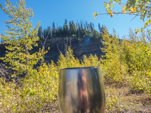 Wine on a mountain