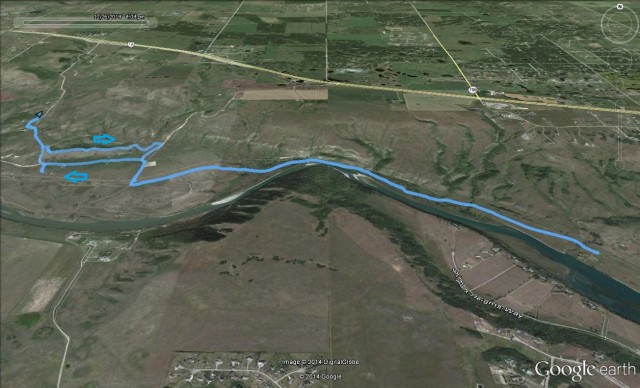 Glenbow Ranch route