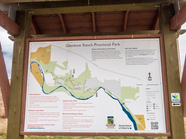 Glenbow Ranch trail map