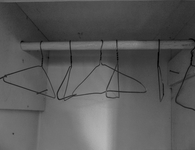 Wire coat hangers