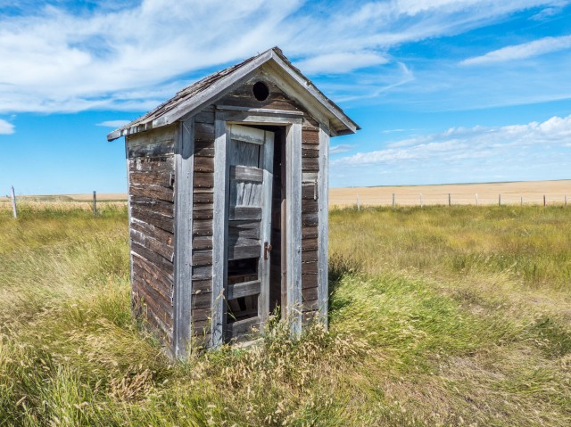 Old outhouse