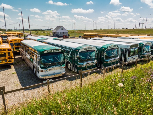 Spruce Meadows bus fleet