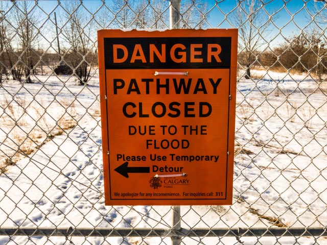 Calgary Pathway closures