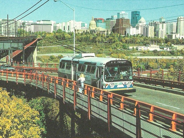 Edmonton trolley bus