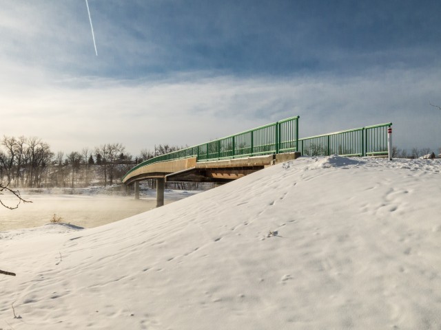 Bow River foot bridge