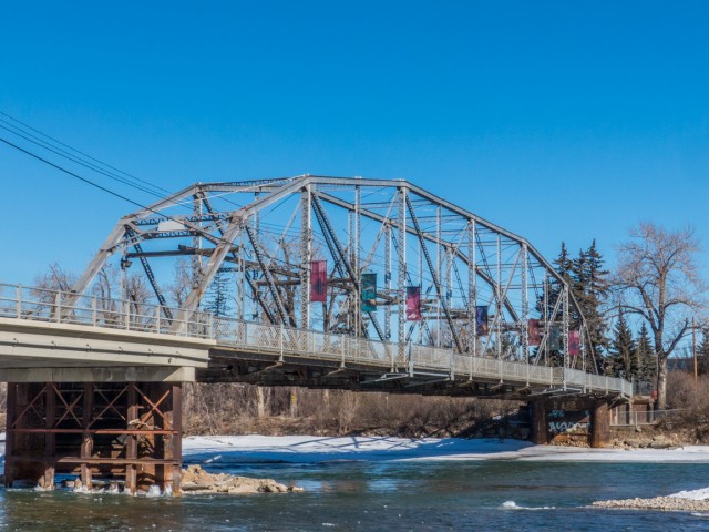 Calgary St George's Island Bridge