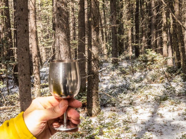 Wine on the trail