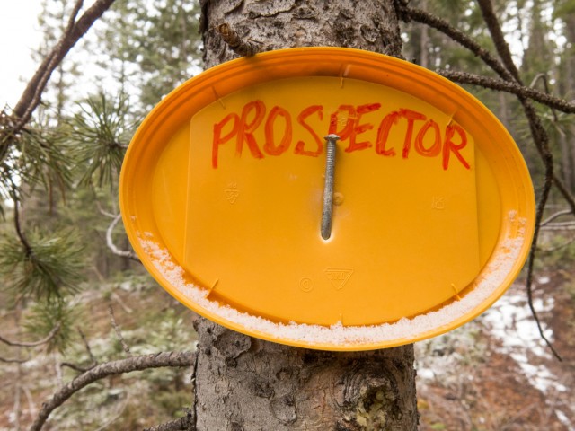 Prospector Trail sign