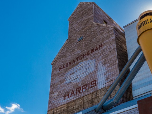 Harris Saskatchewan grain elevator