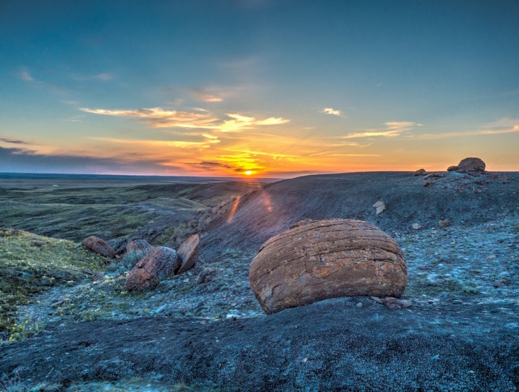Red Rock Coulee sunset
