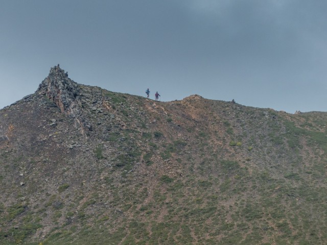 Hikers Mount Lipsett