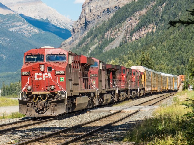 Canadian Pacific Train Field BC