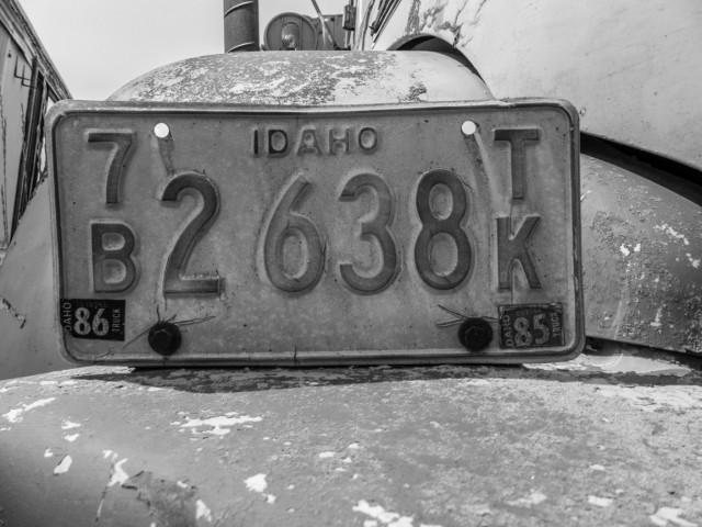 Idaho license plate 