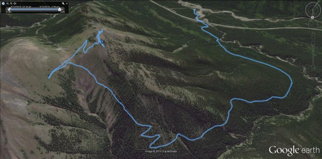 South Mist Hills route