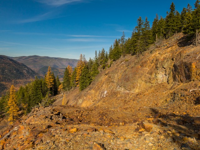 Mine workings in Moyie BC