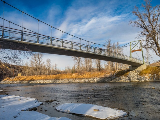 Foot bridge Elbow River