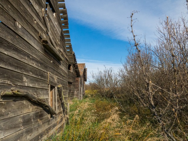 Abandoned granaries