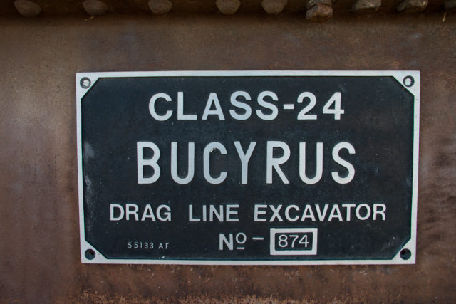 Bucyrus Builder's Plate