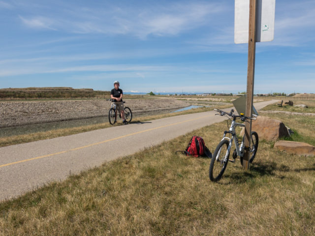 Biking Calgary Pathways
