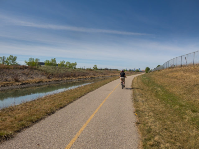 Calgary Canal Bike Route