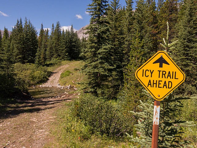 Icy Trail Ahead