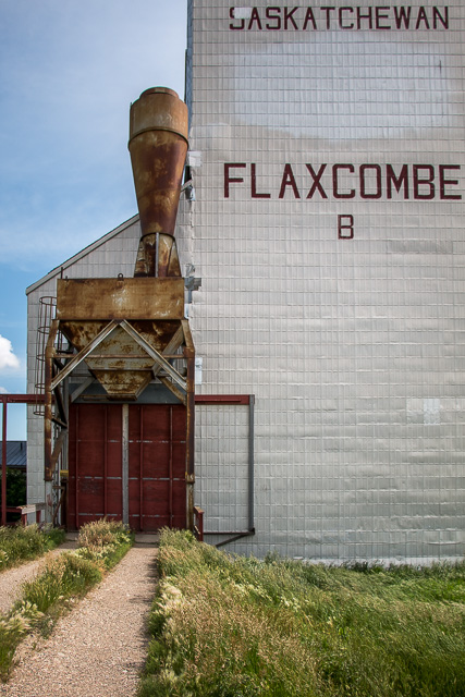 Flaxcombe Saskatchewan Grain Elevator