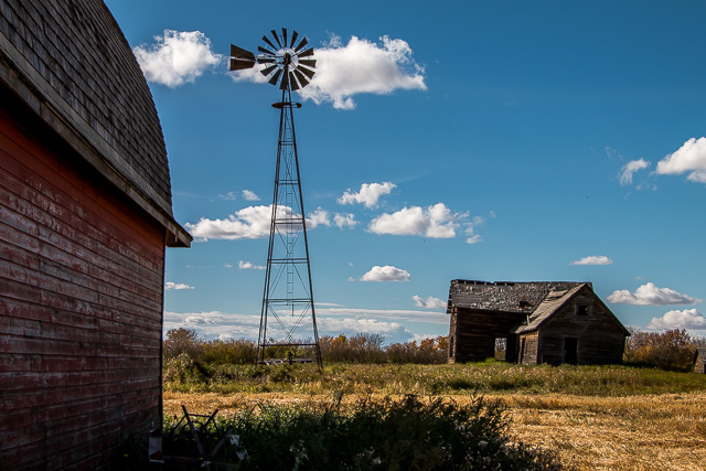 Abandoned Farm Yard Alberta