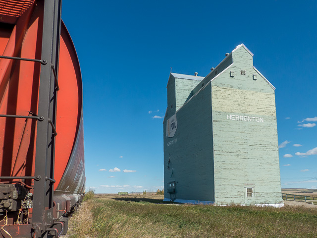 Grain Elevator Herronton Alberta