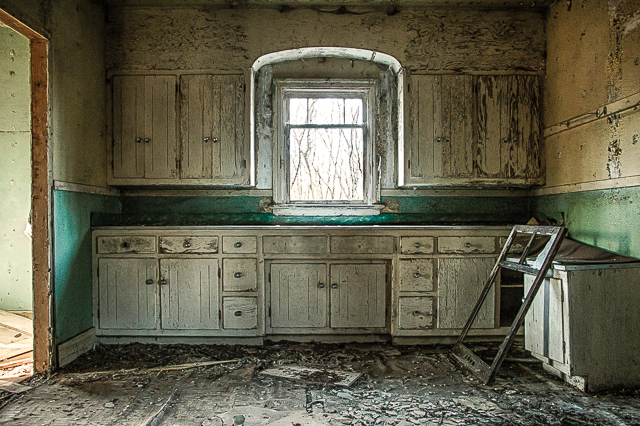 Abandoned Farm Kitchen