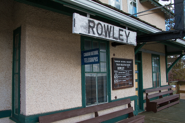Rowley Alberta Train Station