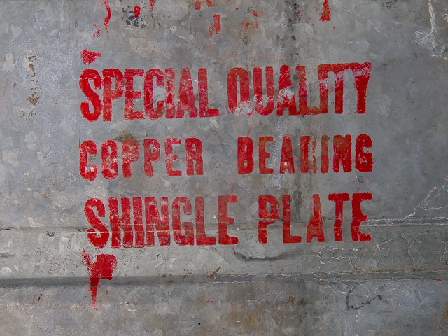 Copper Plate Shingle