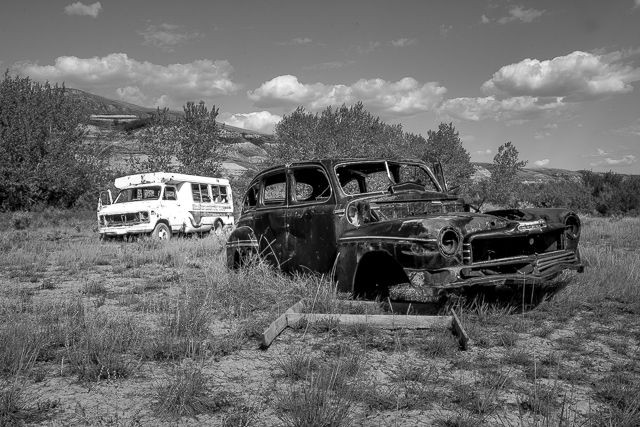 Alberta Badlands Abandoned Cars