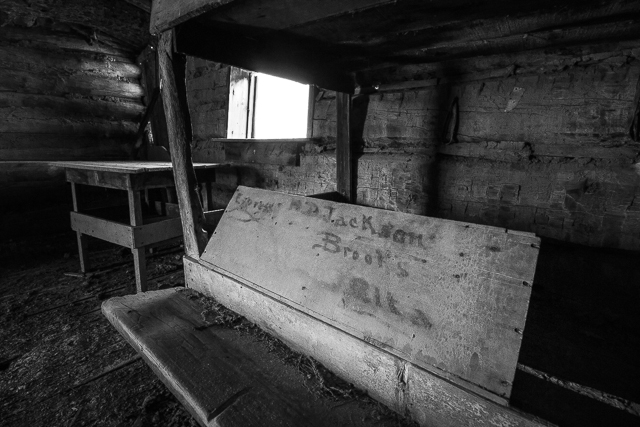 Abandoned Log House Alberta