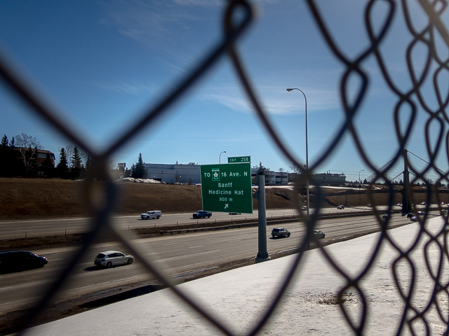 Deerfoot Trail Sign