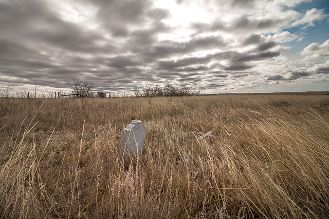 Cemetery Alberta Badlands