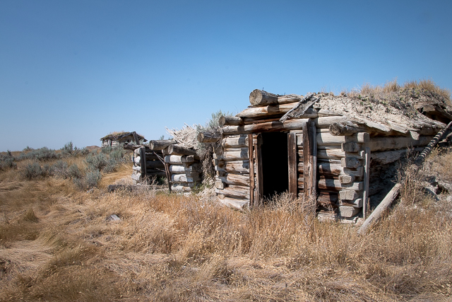 Abandoned Ranch Alberta Badlands
