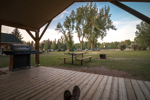 Dinosaur Provincial Park Comfort Camping