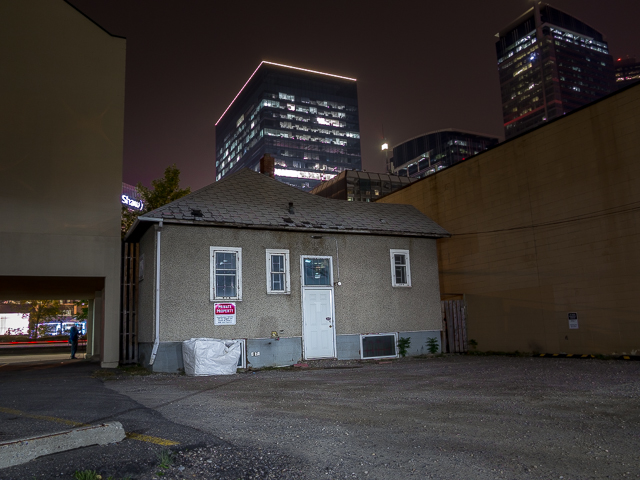 Last Houses Downtown Calgary