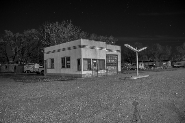 Old Gas Station Monarch Alberta