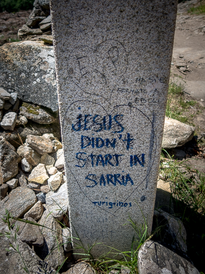 Jesus Didn't Start In Sarria