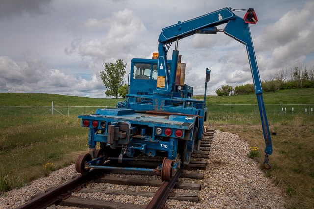 Railway Equipped Crane