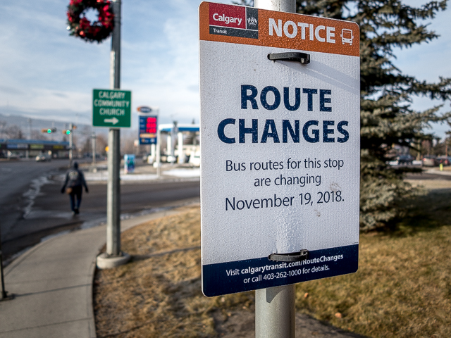 Bus Route Changes Calgary