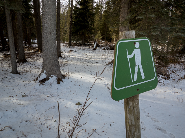 Trail Sign Jumpingpound Loop