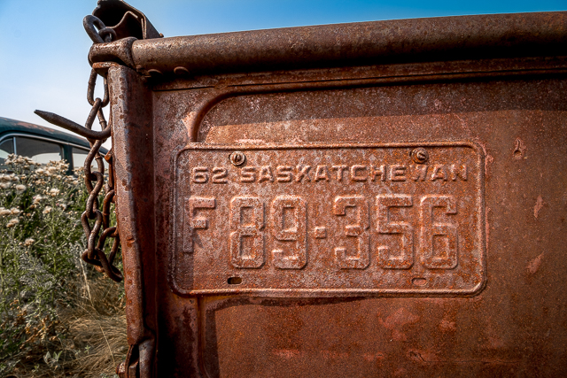 1962 Saskatchewan License Plate