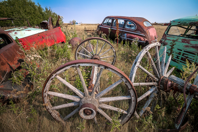 Old Wagon Wheels/Axles